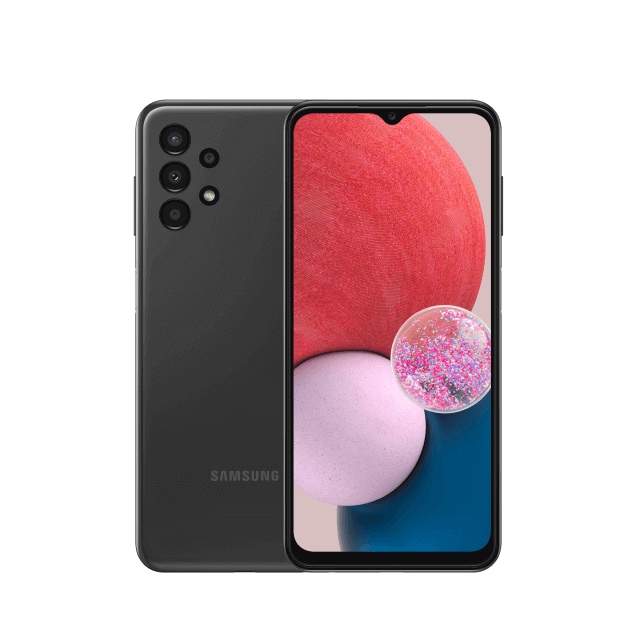 Samsung Galaxy A13 4G Front and back view of the Samsung Galaxy A13 4G
