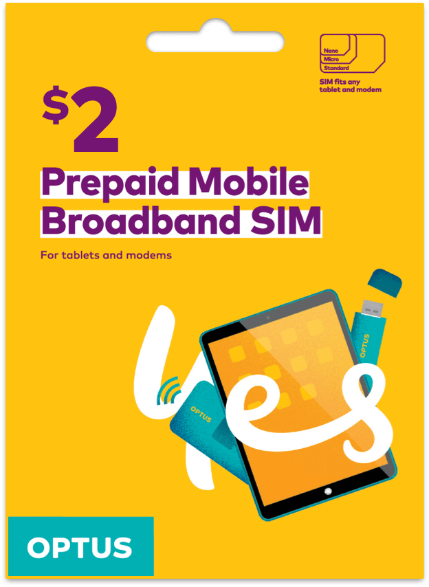 $2 Data Only SIM packaging