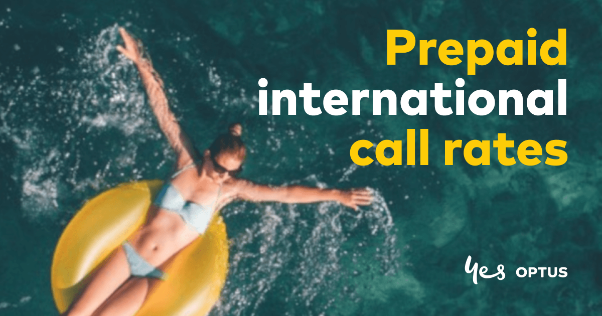 optus business plan international call