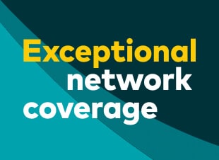 Exceptional network coverage
