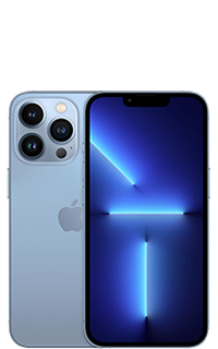 Front and back of the iPhone 13 Pro in graphite.