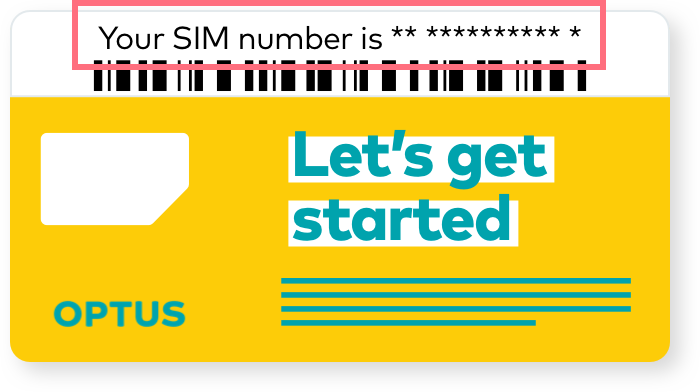 Optus Activate SIM optus activate Your new Optus prepaid SIM